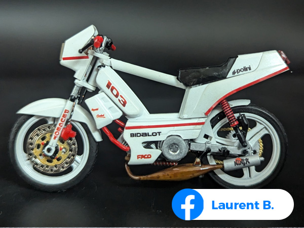 Maquette Peugeot 103 RCX de Laurent