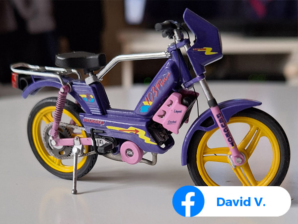 Customisation d'une Maquette Peugeot 103 Fun