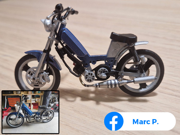 Maquette Peugeot 103 custom de Marc