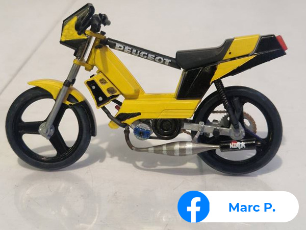 Maquette Peugeot 103 RCXLC de Marc