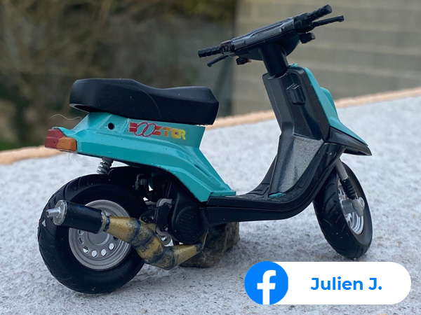 Maquette du MBK Booster de Julien