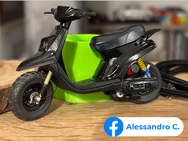 Maquette MBK Booster de Alessandro