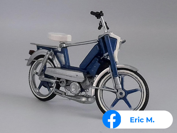 Customisation d'une Maquette Peugeot 103 MVL par Laurent B
