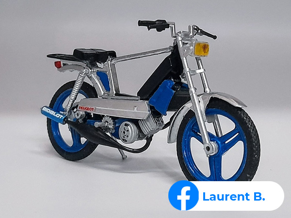 Customisation d'une Maquette Peugeot 103 SP par Laurent B