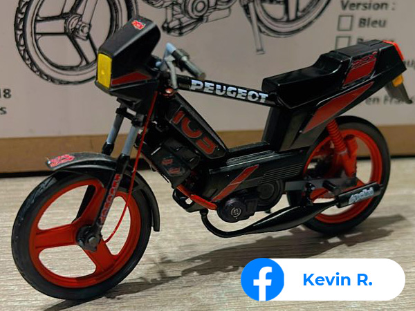 Maquette Peugeot 103 RCX de Kevin