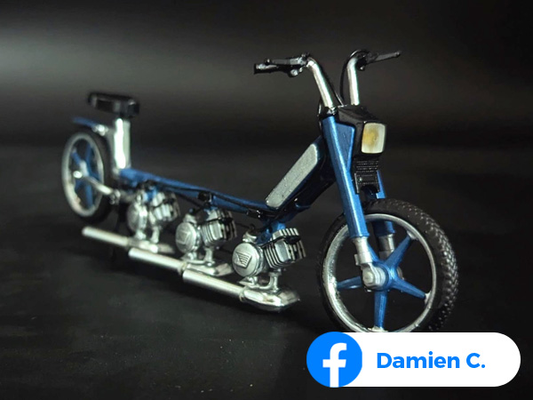 Maquette Custom du 103 MVL trois moteurs de Damien