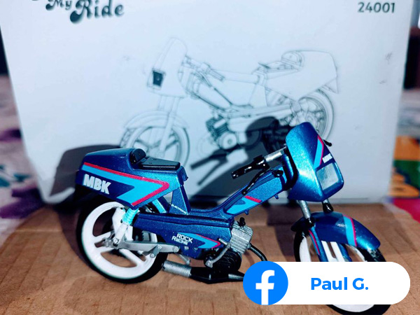 Maquette MBK Rock Racing 1 18eme de Paul